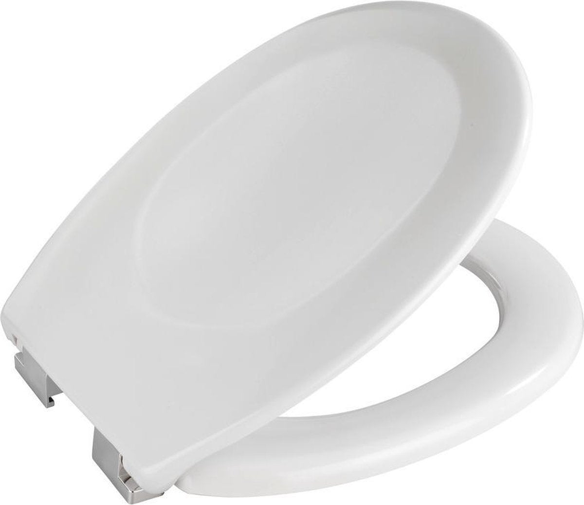 Wenko abattant de toilettes savio - duroplast blanc robuste - fermeture en douceur facile à fermer - abattant de toilettes blanc - abattant de toilettes blanc