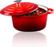 Alpina poêle en fonte ø24cm rouge