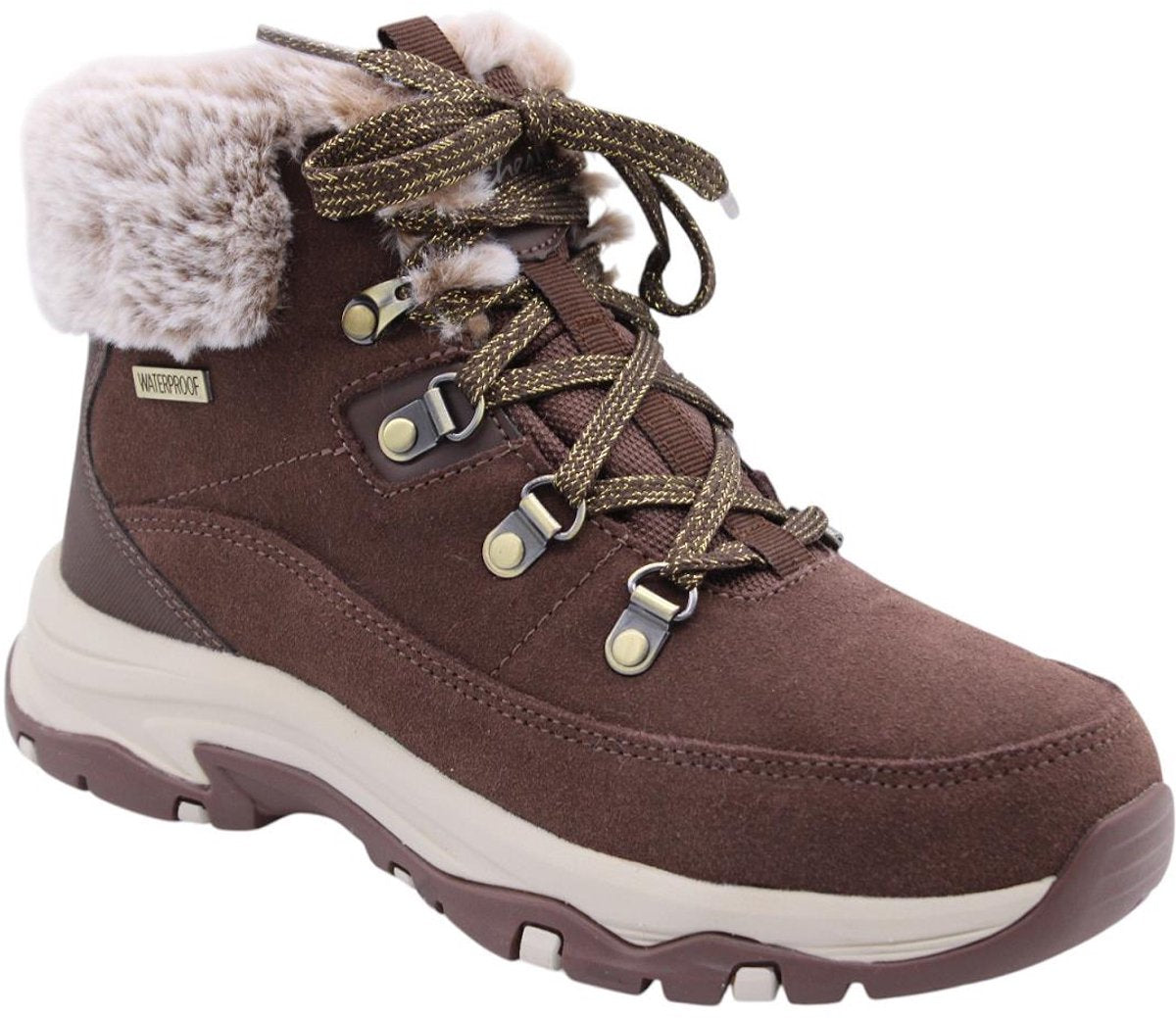 Skechers dames trego snow soucis 167882 bottes imperméables choc