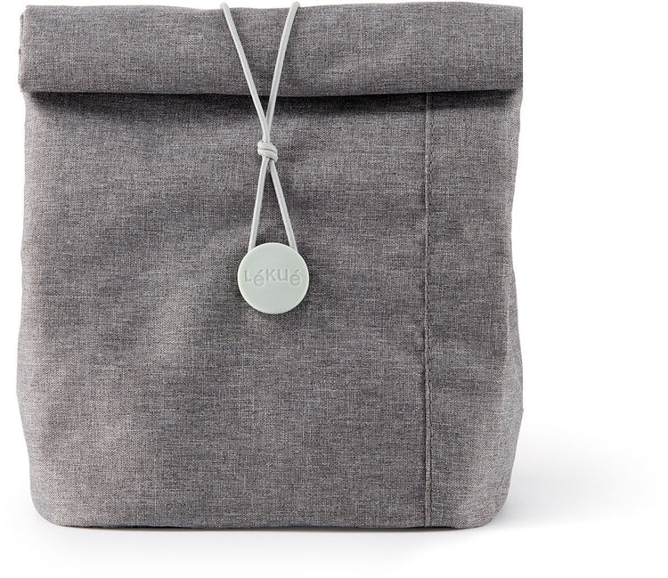 Sac repas Lékué à emporter bio - gris