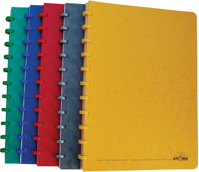Carnet Atoma a5 - carreaux 5mm - 144 pages - carton lyonnais