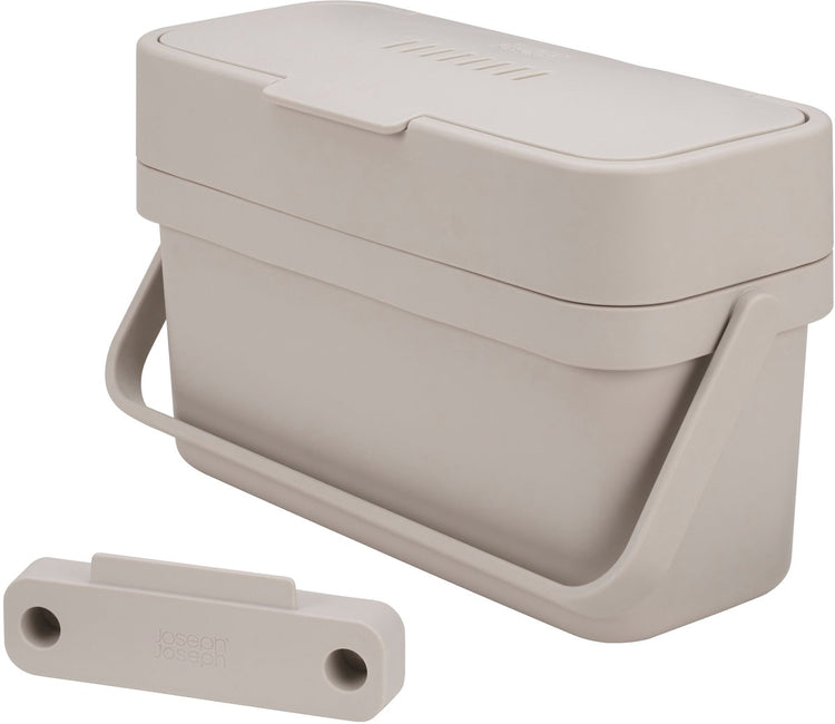 Joseph joseph compo poubelle alimentaire - poubelle pour aliments - 4l - pierre blanche
