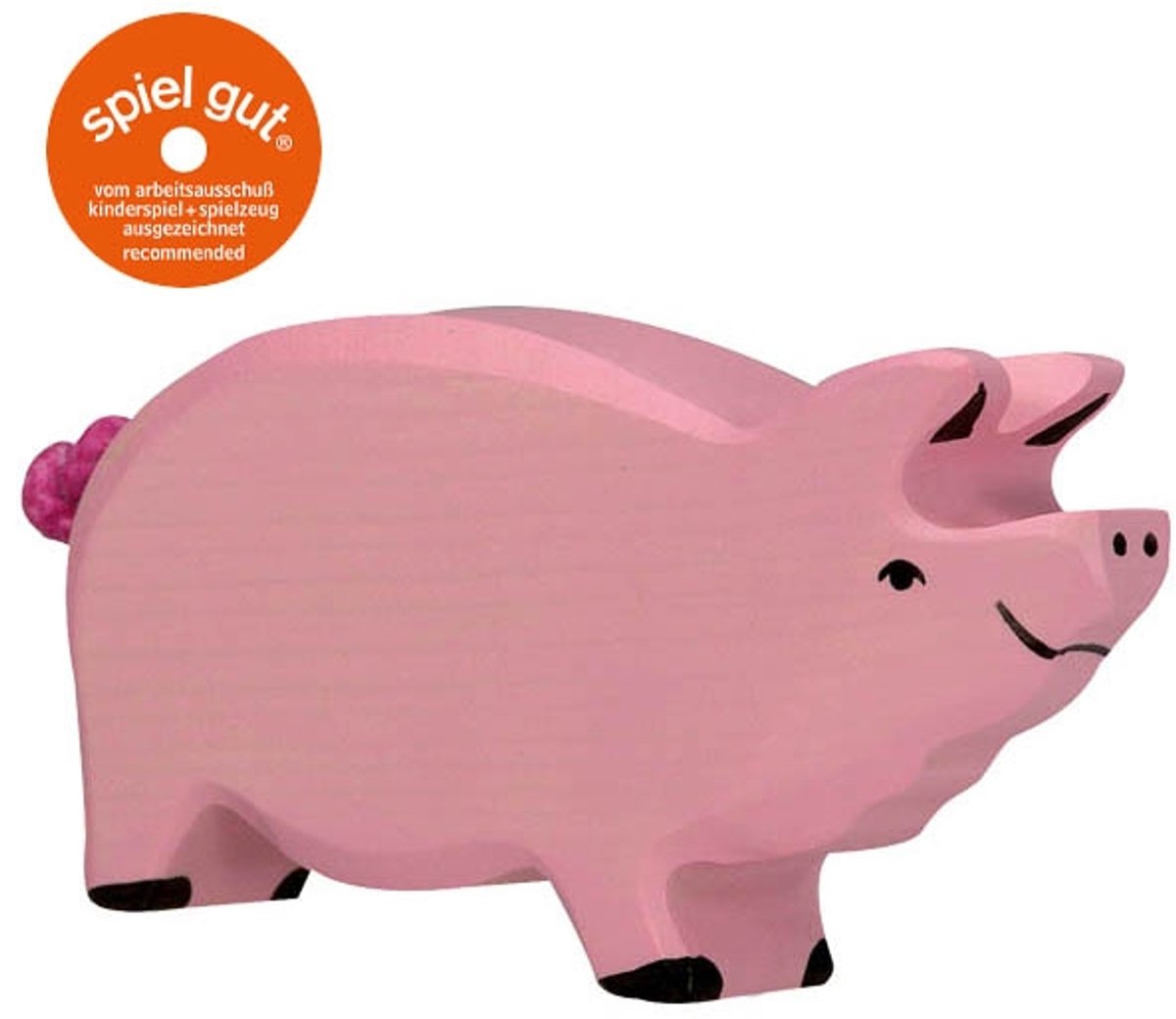 Cochon Holztiger. 14 cm.