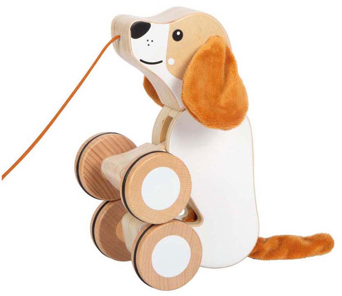 Petit pied - Trekhond en bois avec oreilles crépitantes