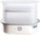 Tommee Tippee Stérilisateur électrique à vapeur avancé pour biberons, tue les virus* et 99,9 % des bactéries, cycle de stérilisation de 5 minutes, blanc