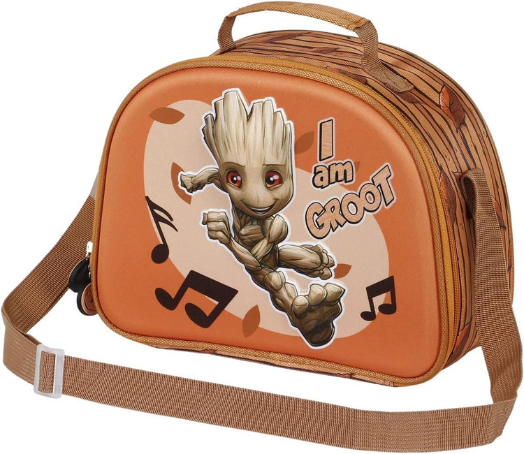 Charactermania - merveille - maîtres de l'univers - je suis une super bande originale - sac à lunch thermique 3D - collation - marron