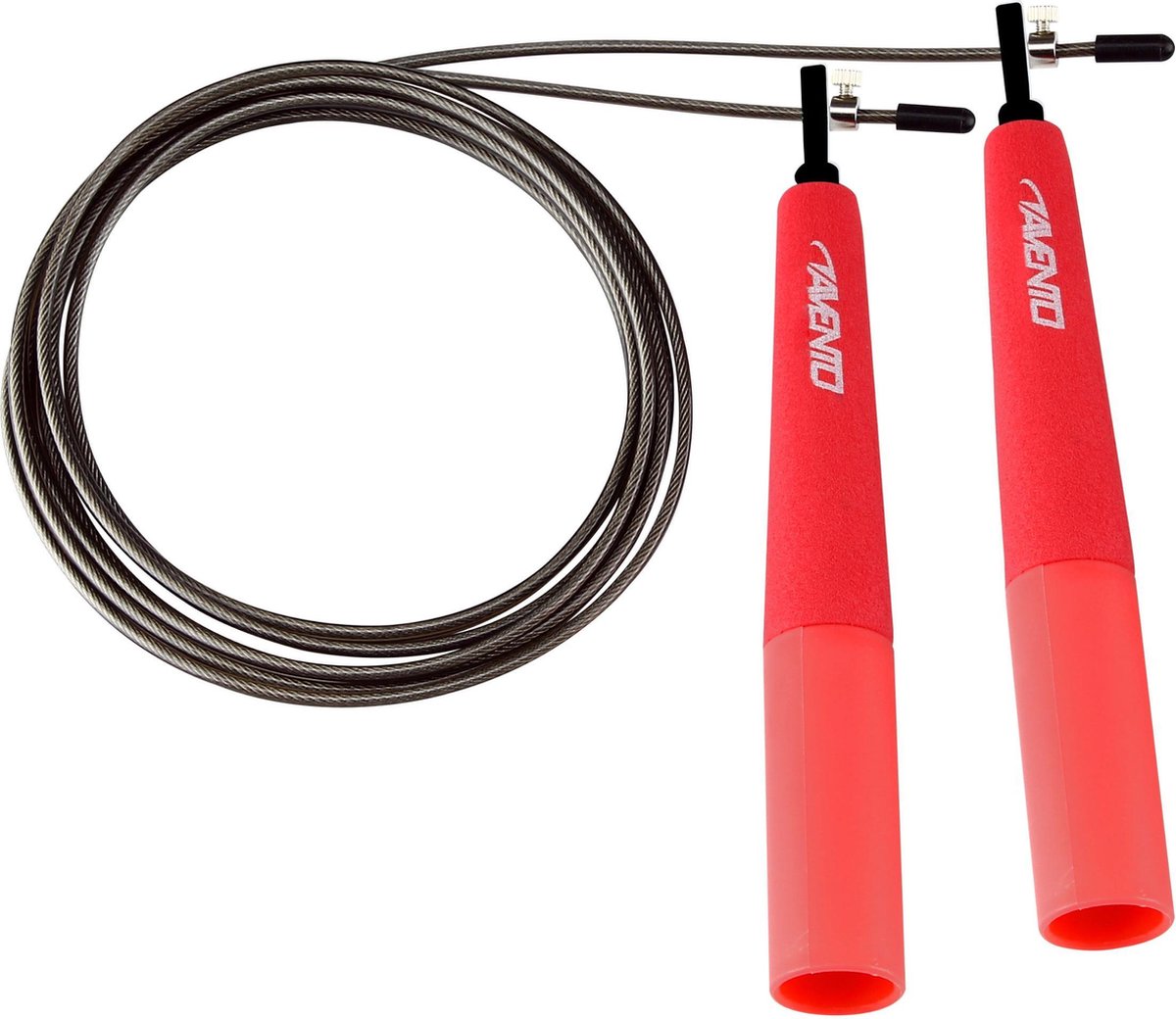 Avento corde à sauter acier - speed grip - rose