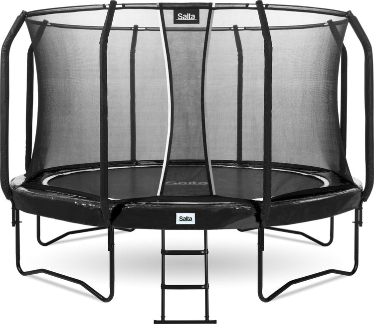 Salta première classe - trampoline avec filet de sécurité et échelle - ø 305 cm - noir
