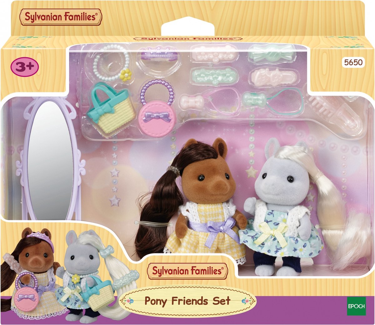 Sylvanian family 5650 ensemble d'amis poneys
