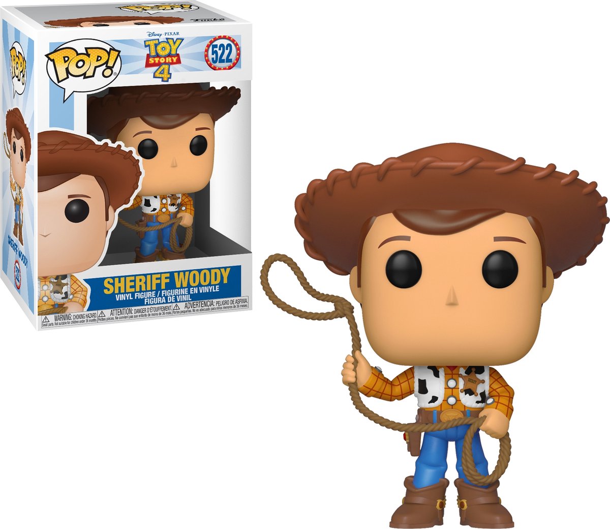 Funko shérif Woody #522 - histoire de jouets 4 - pop !
