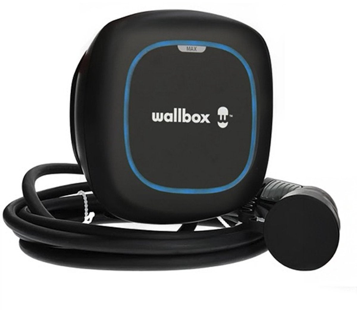 Borne de recharge Wallbox pulsar max 22kw type 2 câble fixe 7 mètres - noir (plp4-m-2-4-9-002)