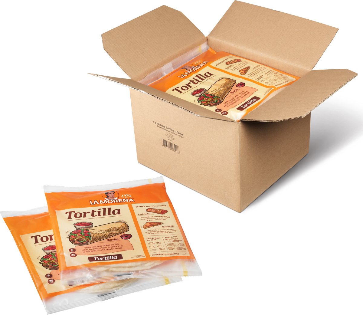 Tortilla La morena naturelle - 14 x 370 grammes