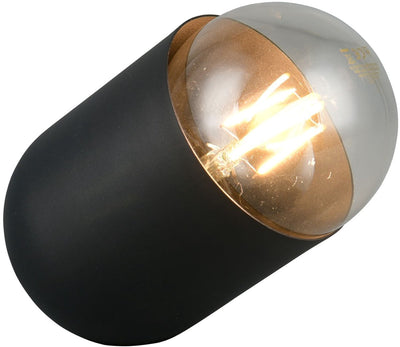 Rl live your light reality nara - lampe de table - noir mat - excl. 1x e27 7 w - interrupteur à cordon
