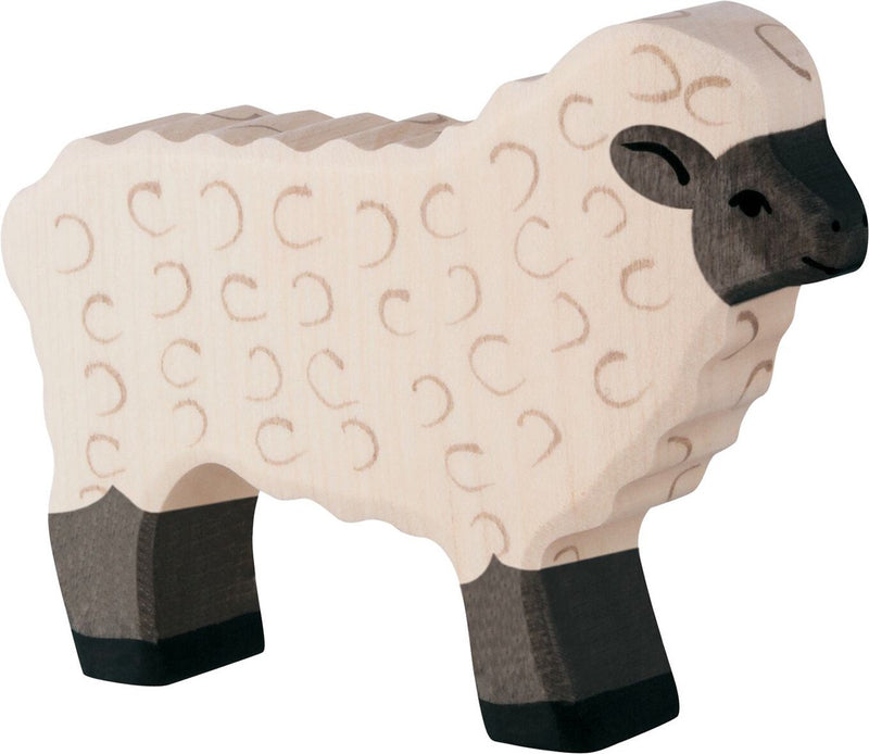 Mouton Holztiger. 11x2,2x8,3cm. 3+