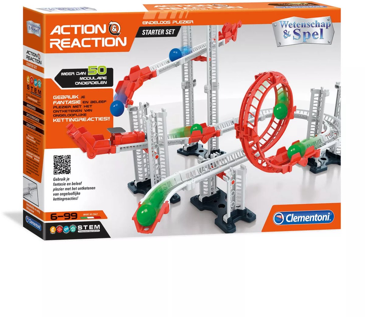 Clementoni Science et Spel Action and Reaction Bullet Course Starter Setter