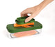 Joseph joseph - mandoline compacte multi-prep avec bac de récupération 6 pièces - silicone - multicolore