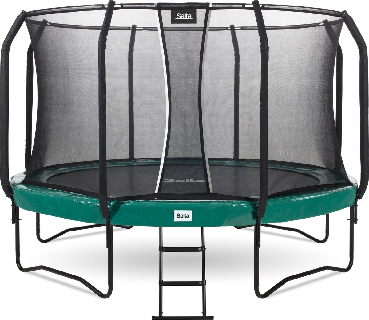 Salta première classe - trampoline avec filet de sécurité et échelle - ø 251 cm - vert