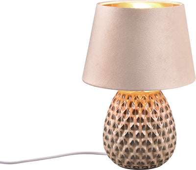 Rl vis ta lumière réalité ariana - lampe de table - beige - excl. 1x e27 4 w - interrupteur à cordon