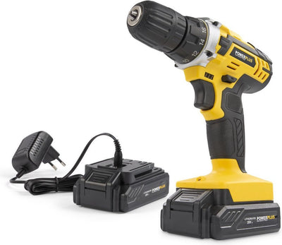 Powerplus powx00422 - tournevis 20v - incl. 2 batteries 20v 1,5ah et chargeur