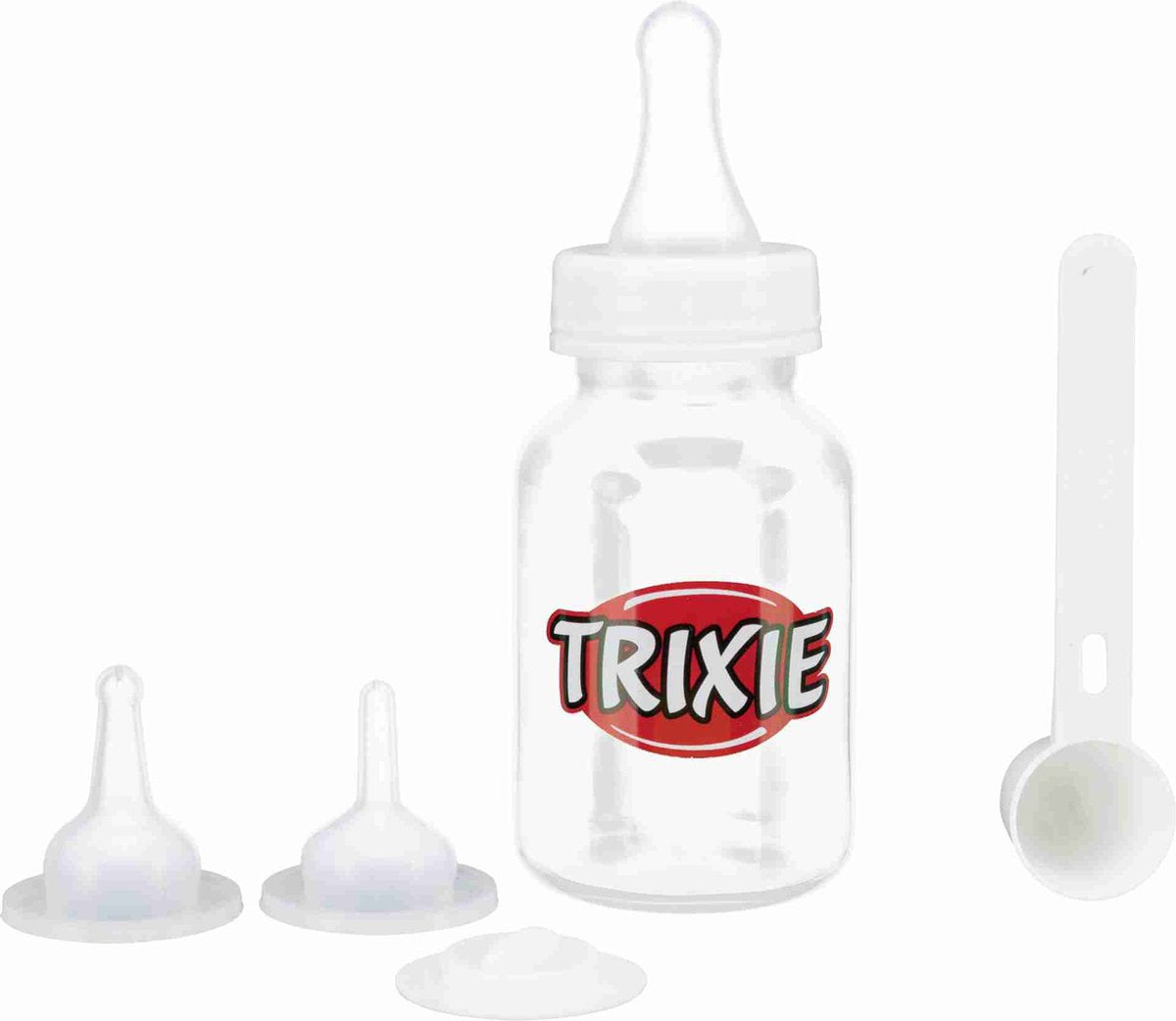 Set de biberons d'allaitement Trixie - 120 ml - 3x tétines en silicone - alimentation manuelle pour chiots et chatons