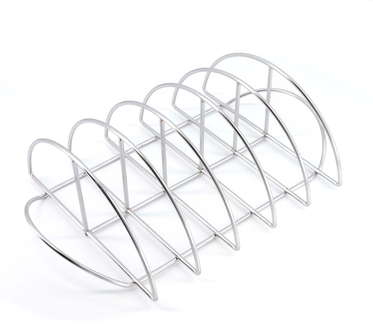 Grill guru support à côtes levées deluxe – acier inoxydable – 40 cm – support à côtes levées pour le barbecue
