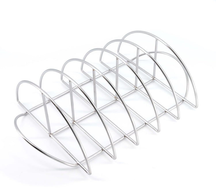 Grill guru support à côtes levées deluxe – acier inoxydable – 40 cm – support à côtes levées pour le barbecue