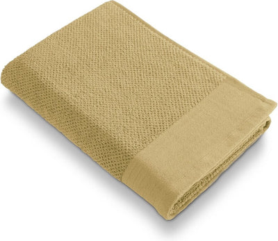Walra serviette de bain popcorn en coton doux - jaune - 70x140