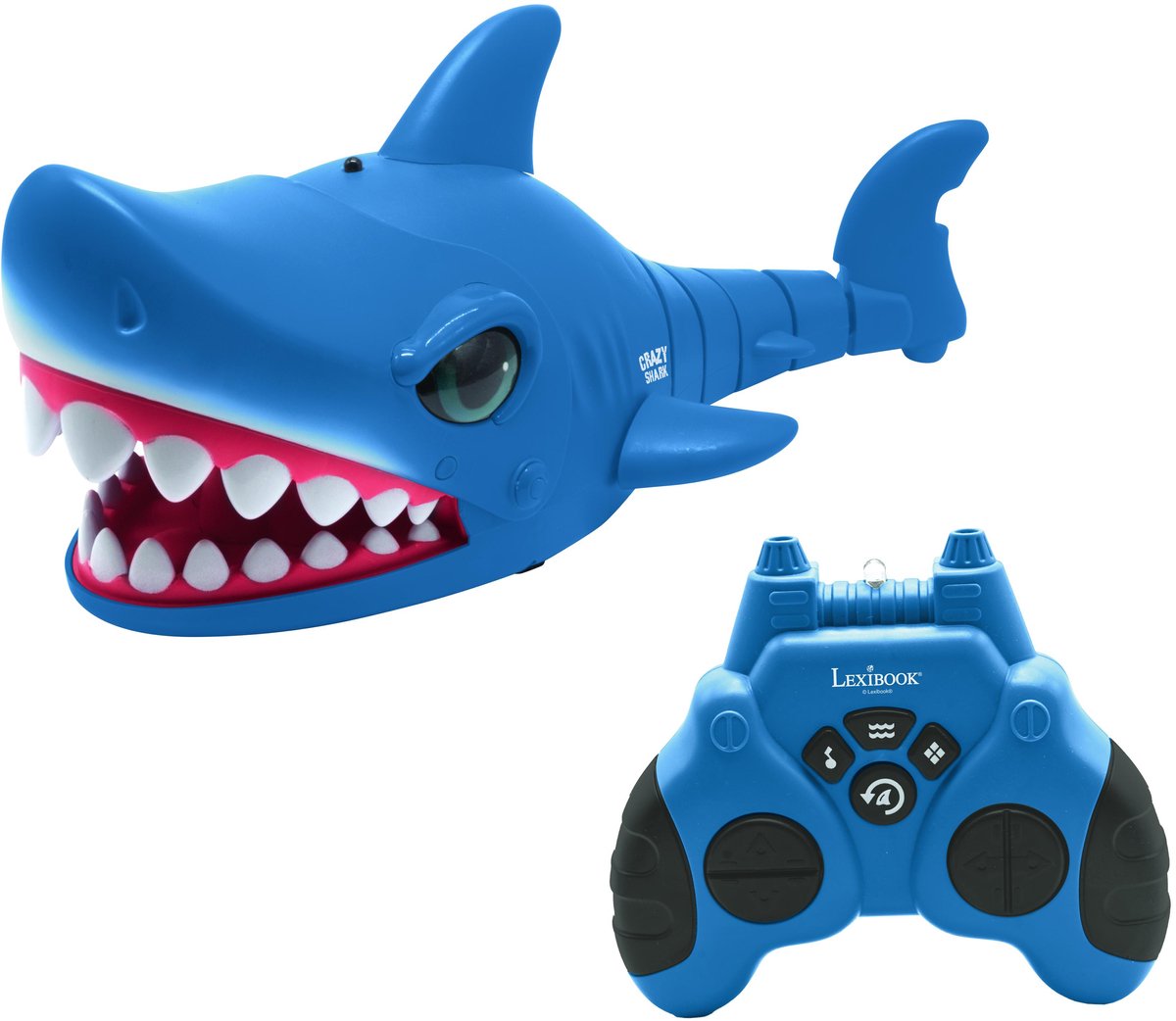 Lexibook rc shark – requin fou télécommandé avec effets sonores