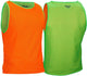 Avento gilet d'entraînement double face - élève - vert fluo orange fluo