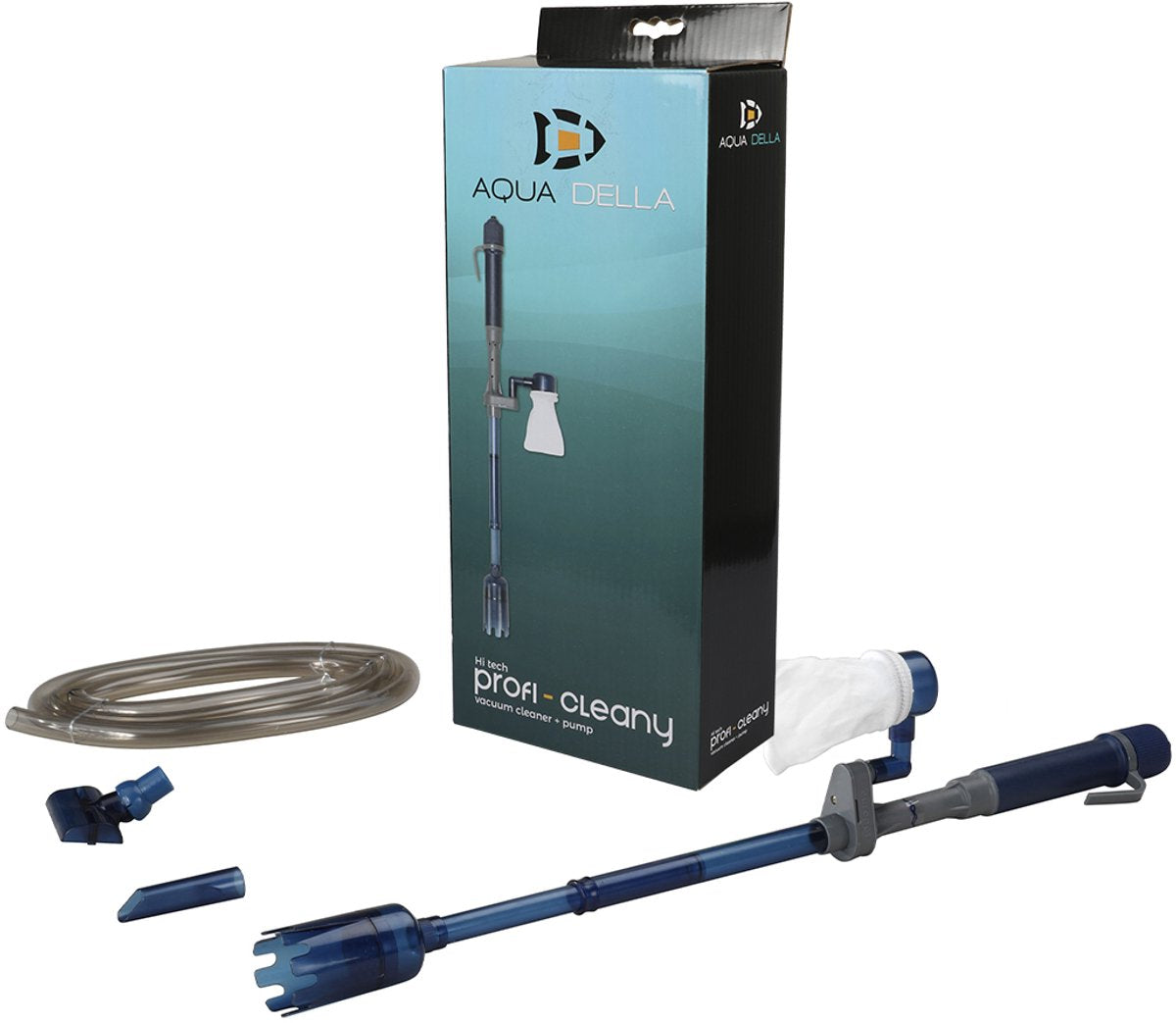Aspirateur d'aquarium Aqua della ebi hi tech sur piles - 52cm