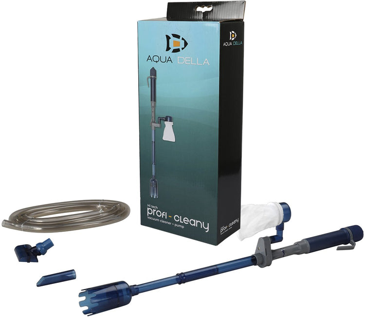 Aspirateur d'aquarium Aqua della ebi hi tech sur piles - 52cm