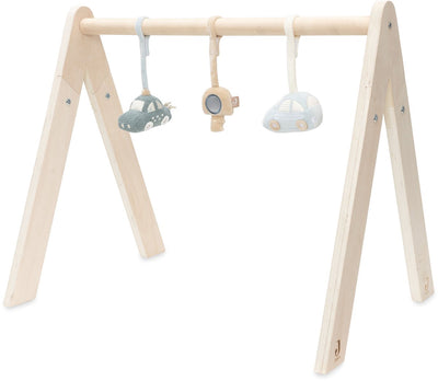 Jouets de gymnastique pour bébé Jollein - cintres pour jouets pour bébé - polyester - en déplacement