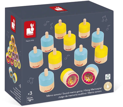 Janod - jeu sensoriel - jeu mémo avec sons