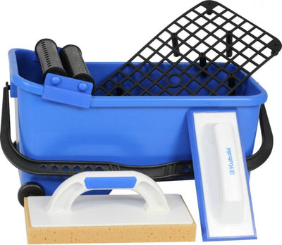 Kubala 9901 - set de carreleur - seau de 20 litres - outils à joints - avec éponge