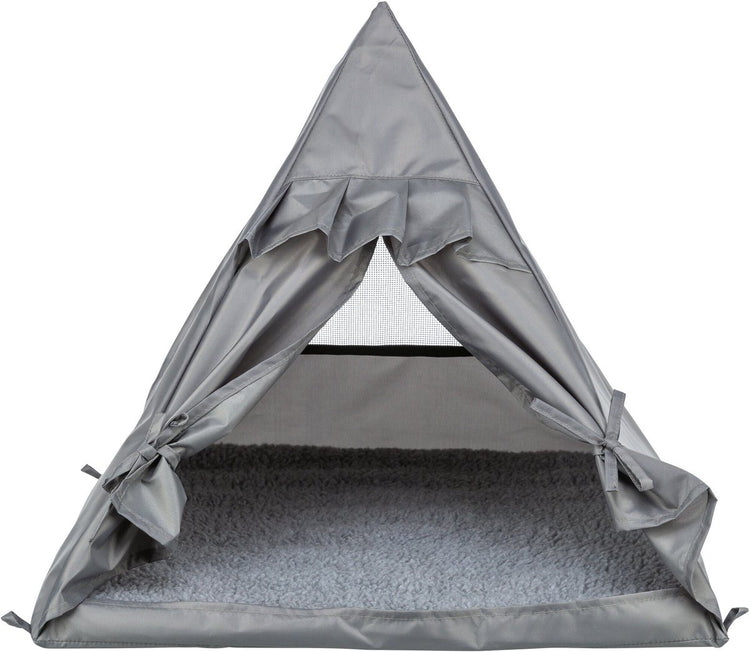 Trixie panier pour chat tipi samoa gris