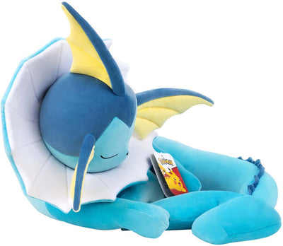 Jazwares peluche pokémon peluche vaporeon endormi - 45cm