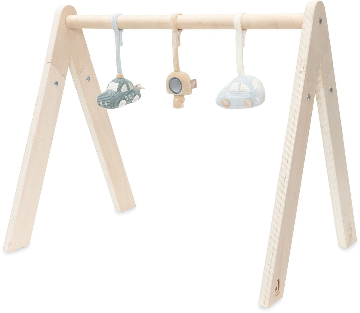 Jouets de gymnastique pour bébé Jollein - cintres pour jouets pour bébé - polyester - en déplacement