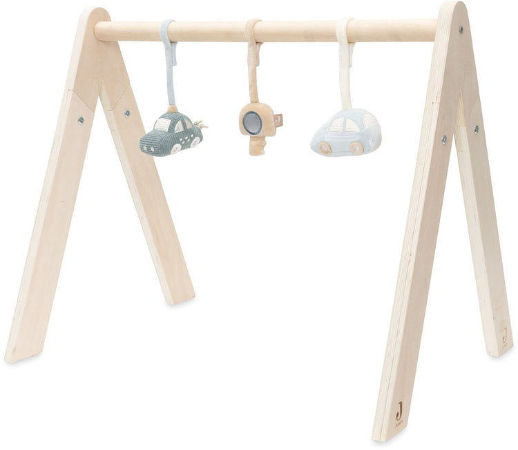 Jouets de gymnastique pour bébé Jollein - cintres pour jouets pour bébé - polyester - en déplacement