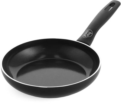 Poêle à induction céramique Greenchef prime 24 cm - sans PFA - poêle à induction - passe au lave-vaisselle - passe au four jusqu'à 160°c - revêtement antiadhésif céramique - aluminium recyclé - sans couvercle - noir