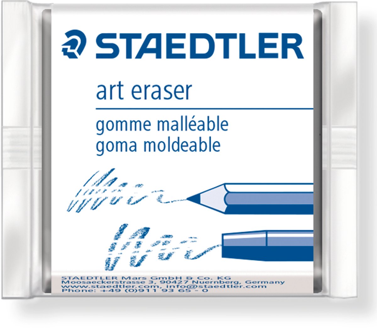 Staedtler gomme pétrie gris | 18 pièces
