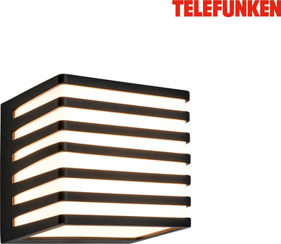 Telefunken - Applique LED - 321905tf - ip54 - lumière montante et descendante - lumière blanc chaud - 10 watts - 11 x 11 x 11 cm - noir