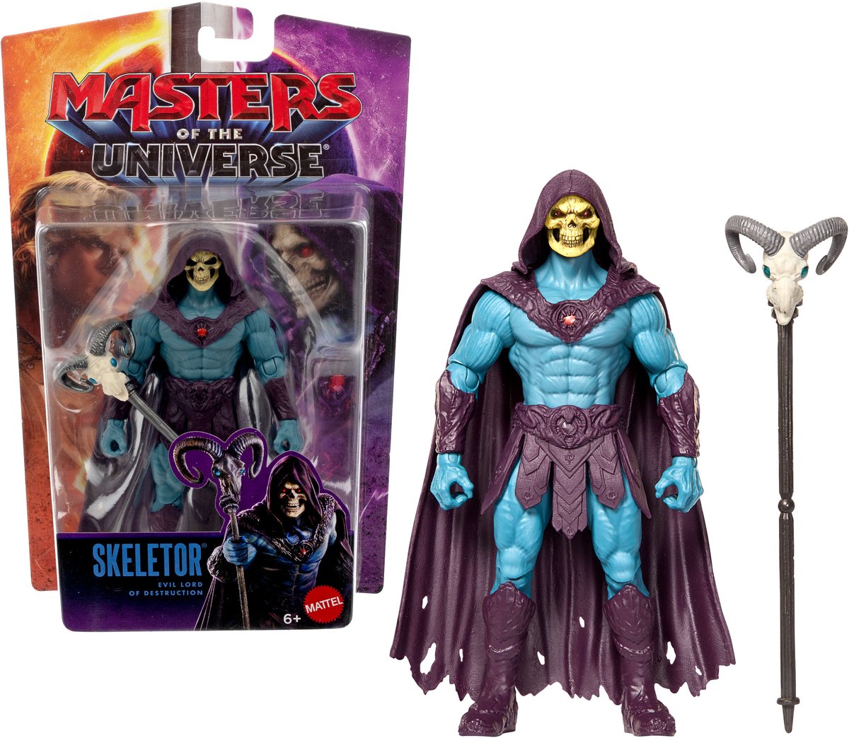 Squelette du film Les Maîtres de l'univers 2026 - figurine avec destruction