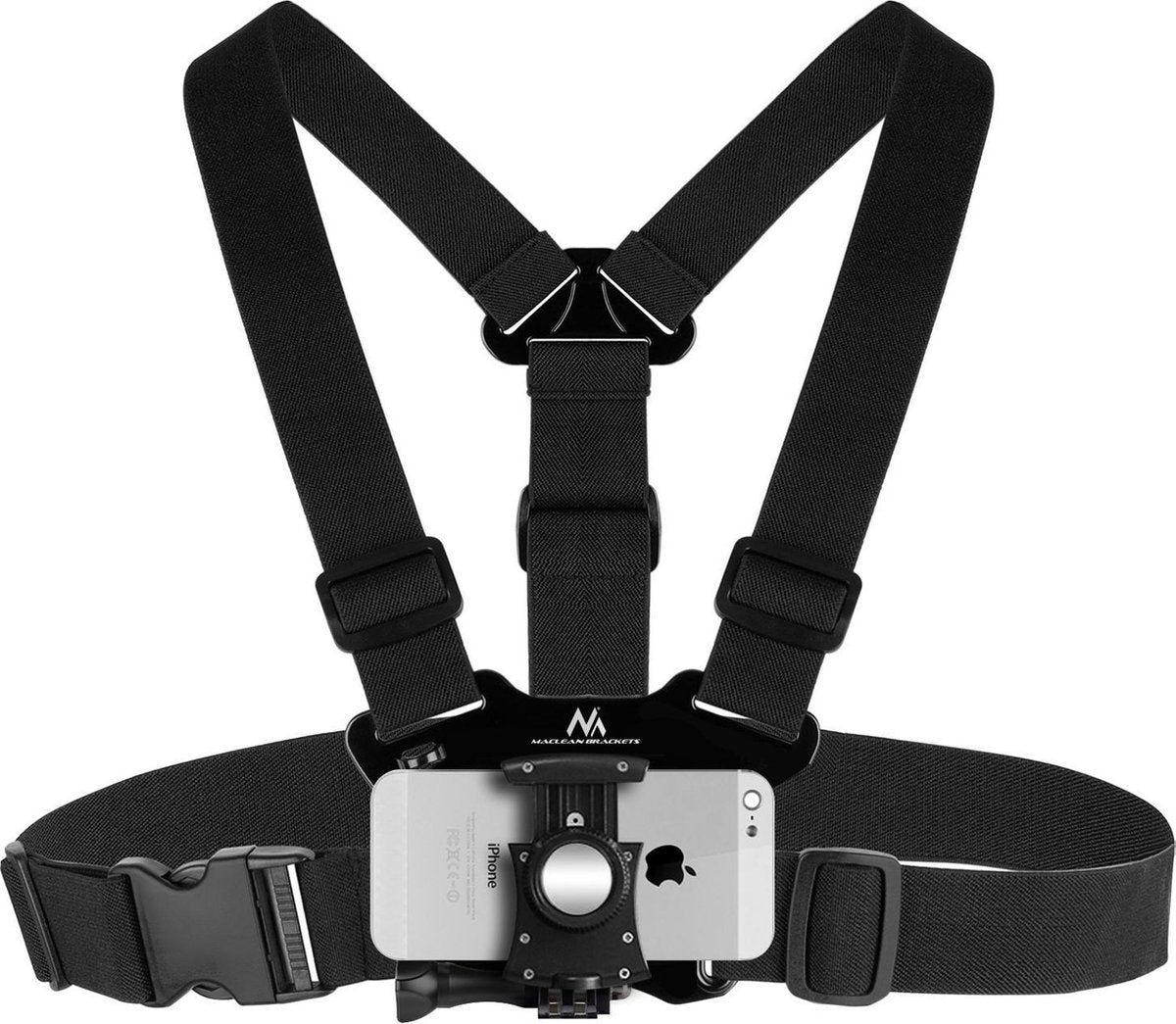 Sangle de poitrine Maclean pour support de sport pour appareil photo de téléphone portable mc-773