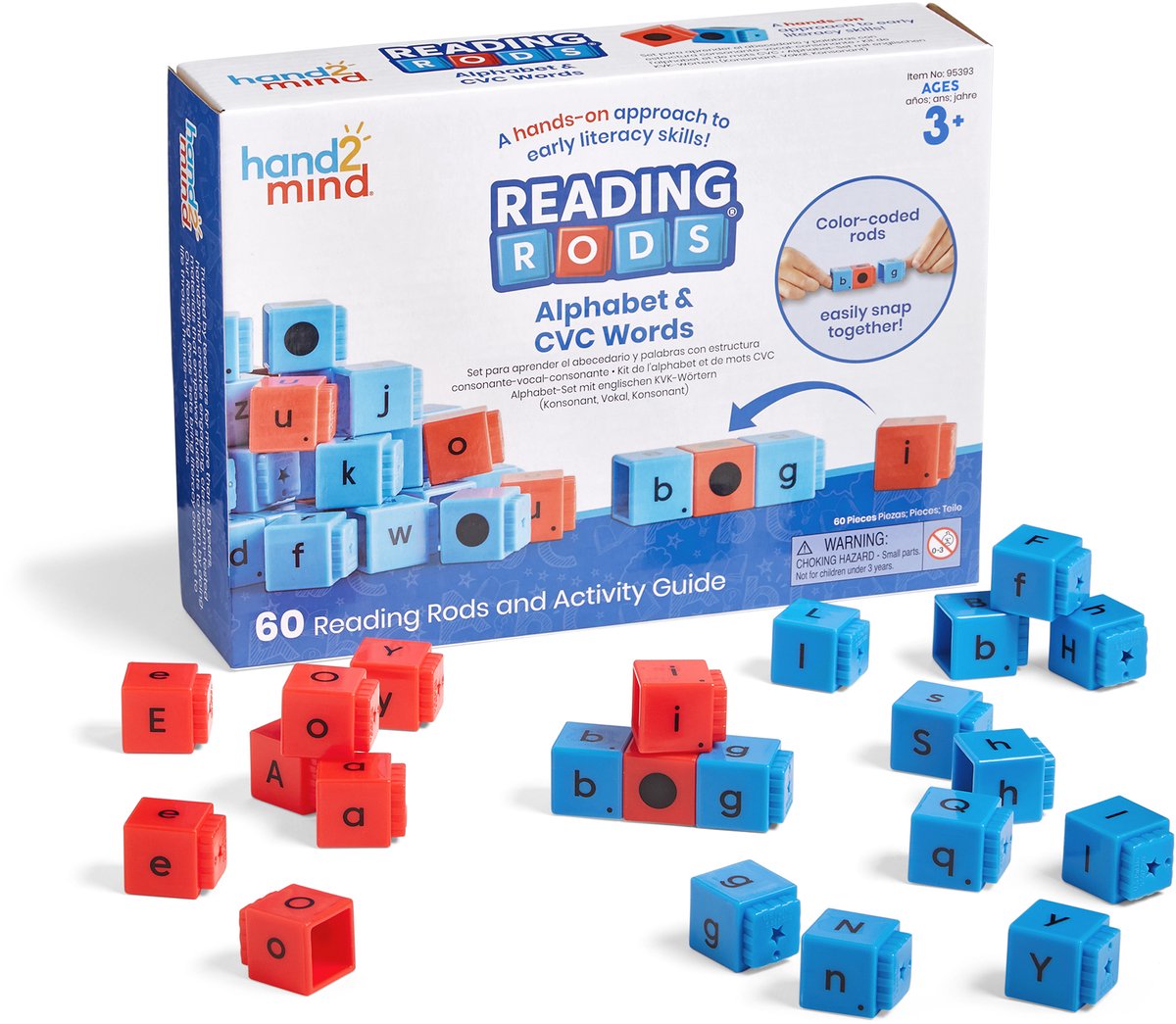 Ressources d'apprentissage alphabet et barres de mots - 3+