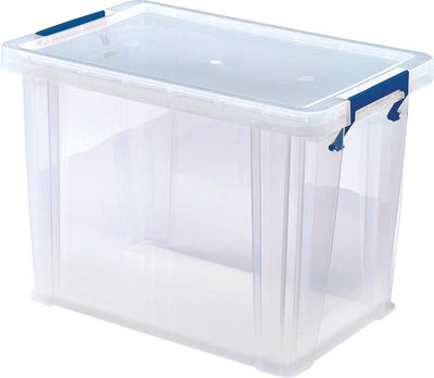 Boîte de rangement en plastique Bankers box prostore - avec couvercle - sécurité alimentaire - 100% recyclable - 18,5 l