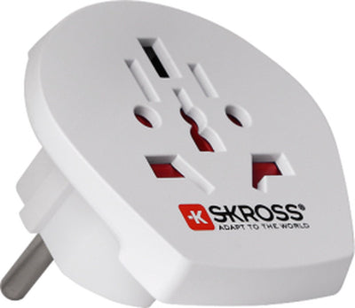 Skross - adaptateur de voyage - du monde vers l'Europe