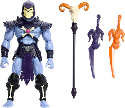 Collection de figurines d'action Mattel Masters of the Universe Origins : Figurine articulée Squelette 14 cm