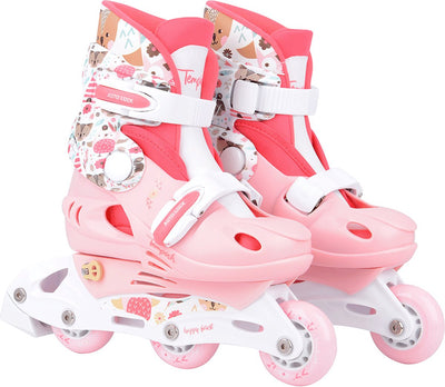 Tempish baby skate set wild rollers - filles - rose - taille 26-29