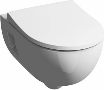 Cuvette de toilette murale sans rebord Geberit 300 - murale - turboflush - avec couvercle - système soft-close