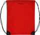 Sac à dos Avento avec cordons - rouge - 35 x 43 cm - coins renforcés